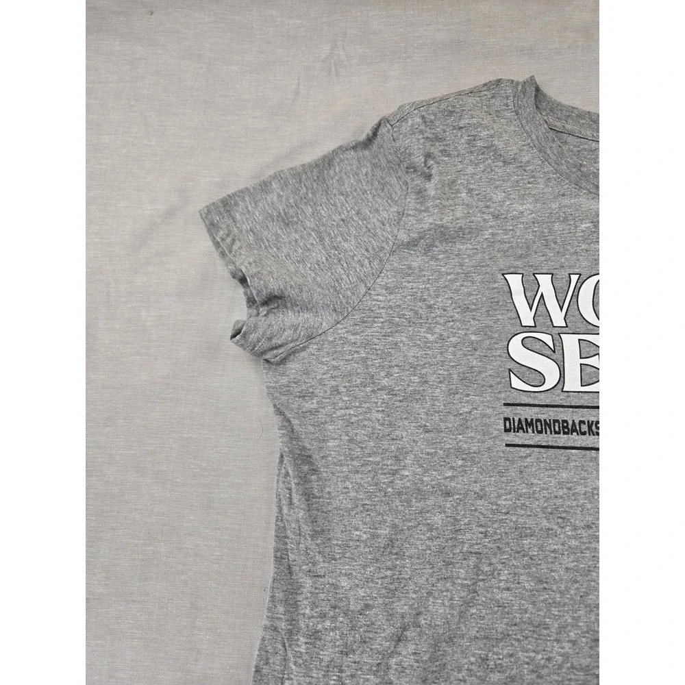 Nike Arizona Diamondbacks 2023‎ World Series Gray Graphic Tee Womens XXL